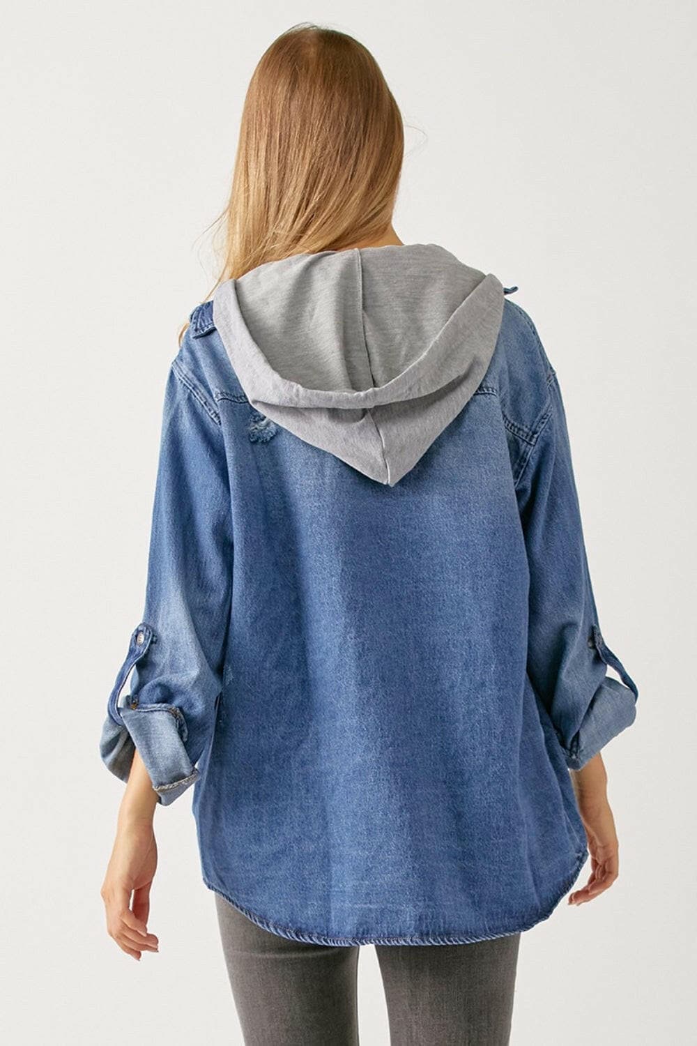 RISEN Zip Up Hooded Denim ShirtIntroducing the RISEN Zip Up Hooded Denim Shirt
 Elevate your wardrobe with the RISEN Zip Up Hooded Denim Shirt – a revolutionary blend of classic denim style and moLove Salve Hooded Denim ShirtTIKTOK