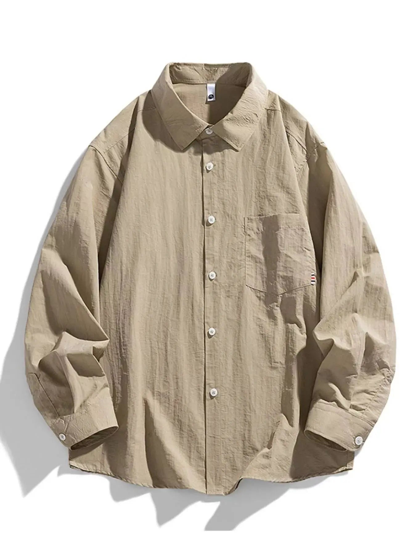 Men's Plus Size Lightweight Button-Down Shirt Simply Love