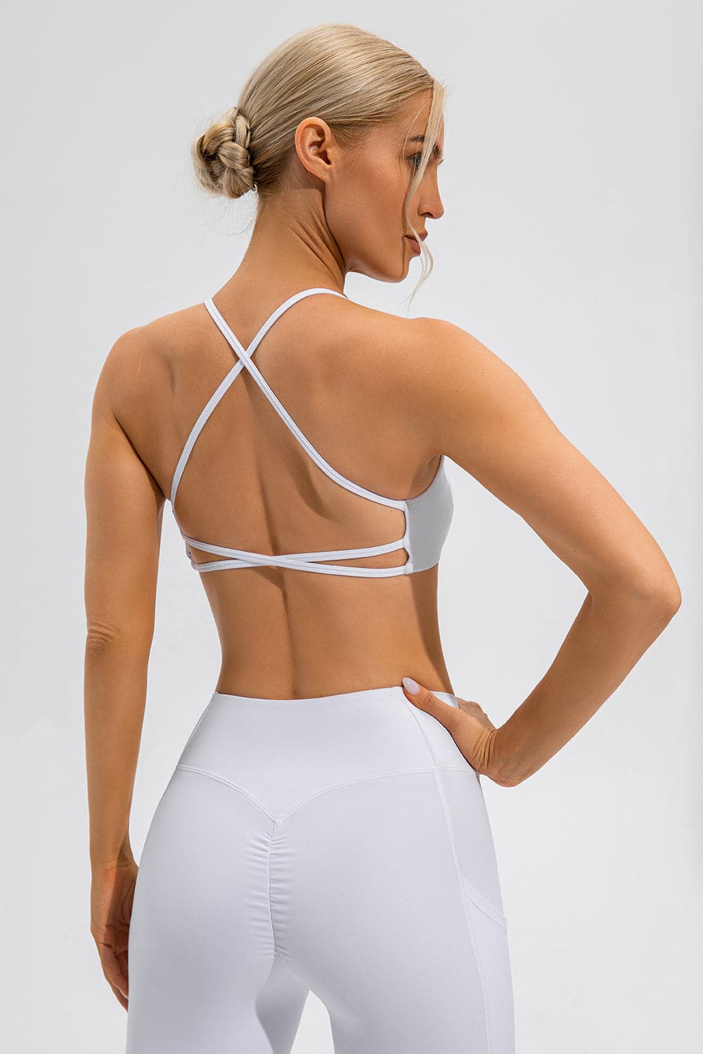 Crisscross Spaghetti Strap Active Cami.