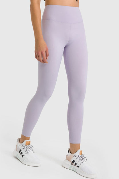 High Waist Ankle-Length Yoga Leggings.