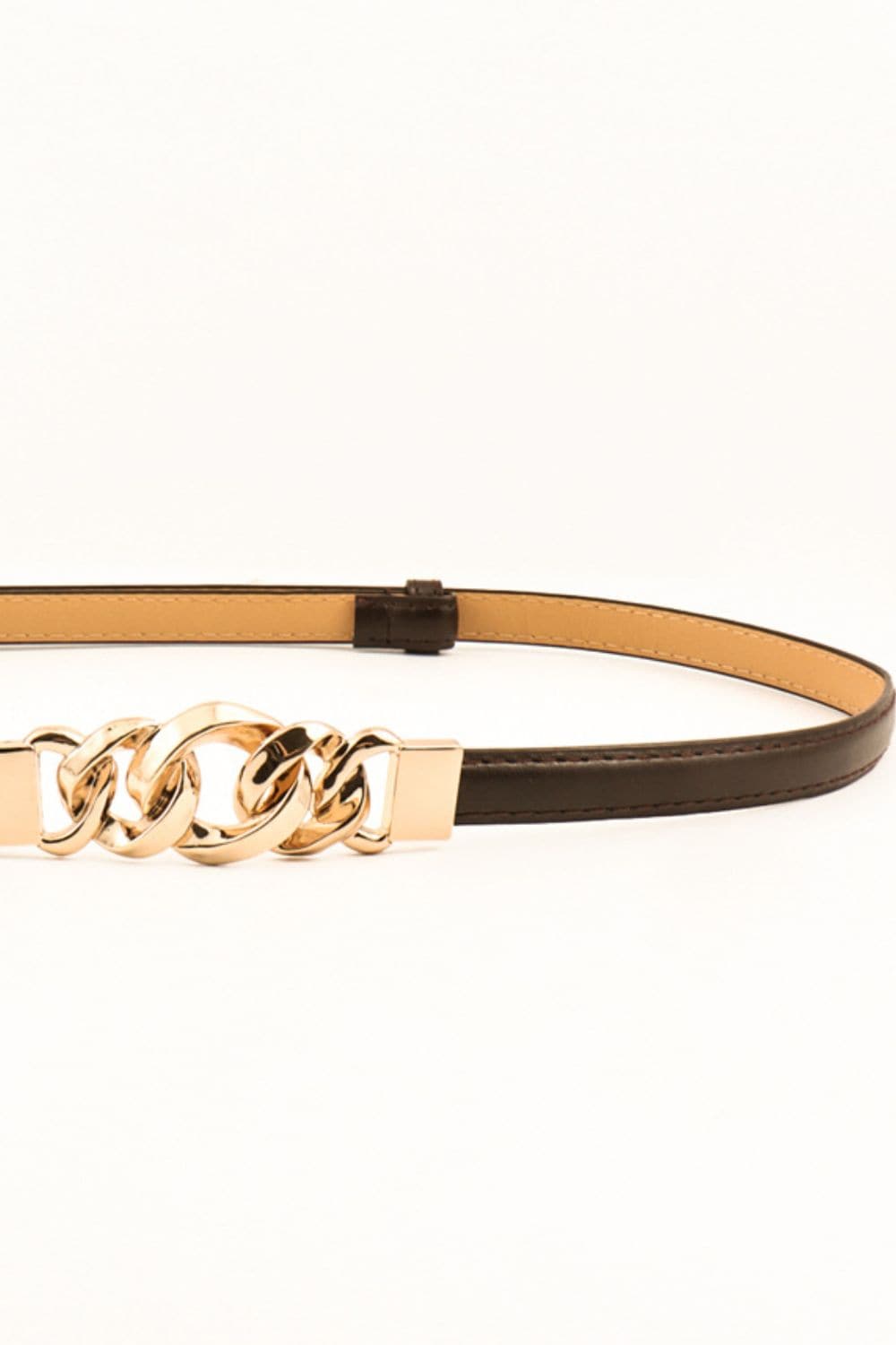 PU Skinny Belt.