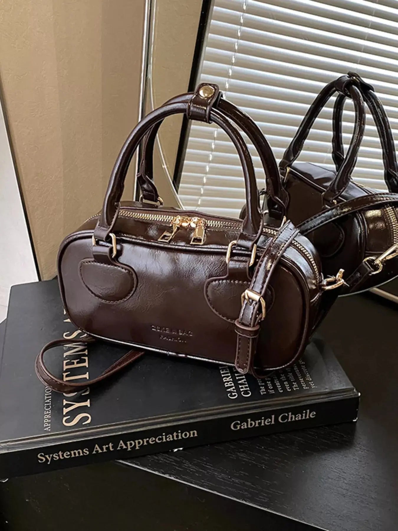 Vintage Style Crossbody Bag with Charm Simply Love