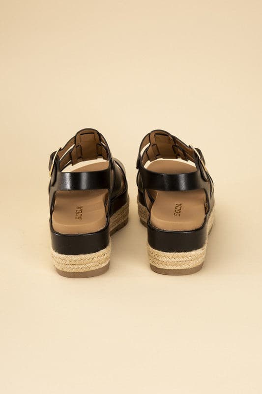 MCLEAN-S Espadrille Gladiator Sandals.