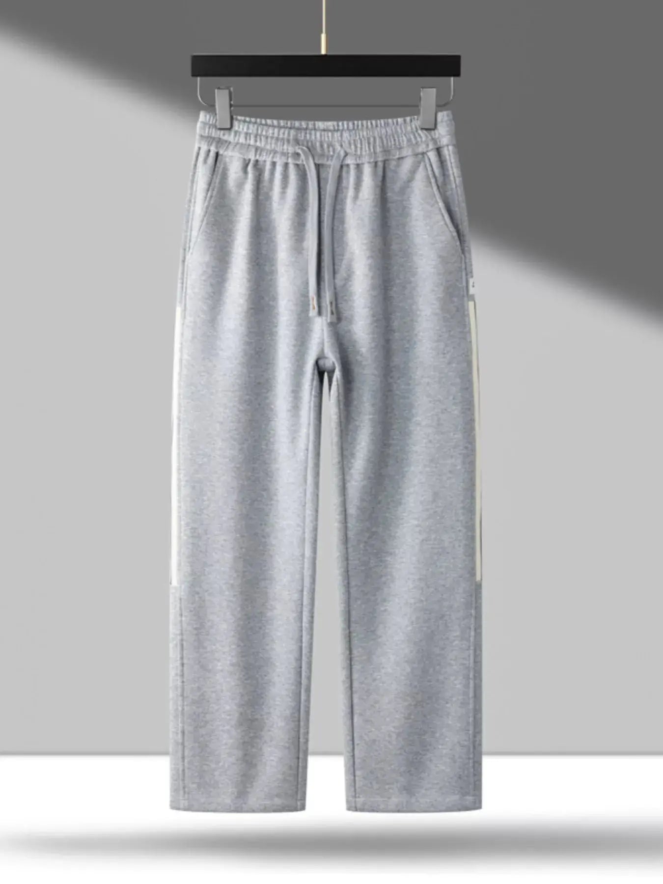 Men's Casual Striped Wide Leg Pants With Drawstring Pockets Simply Love