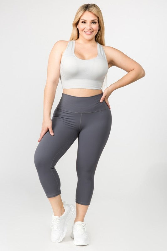 Luxurious comfort capri leggings for active lifestyles