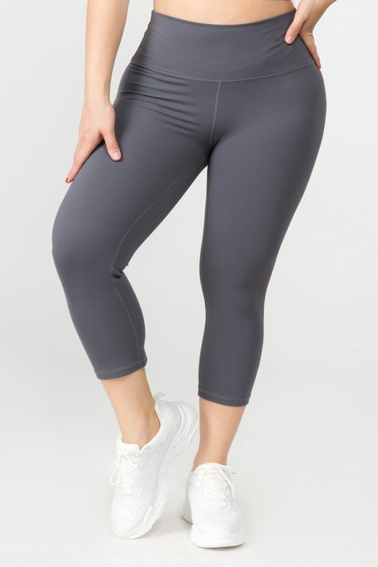 Luxurious comfort capri leggings for active lifestyles