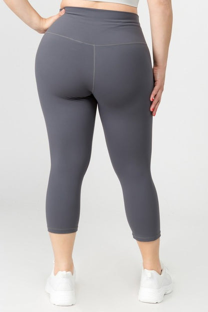 Luxurious comfort capri leggings for active lifestyles