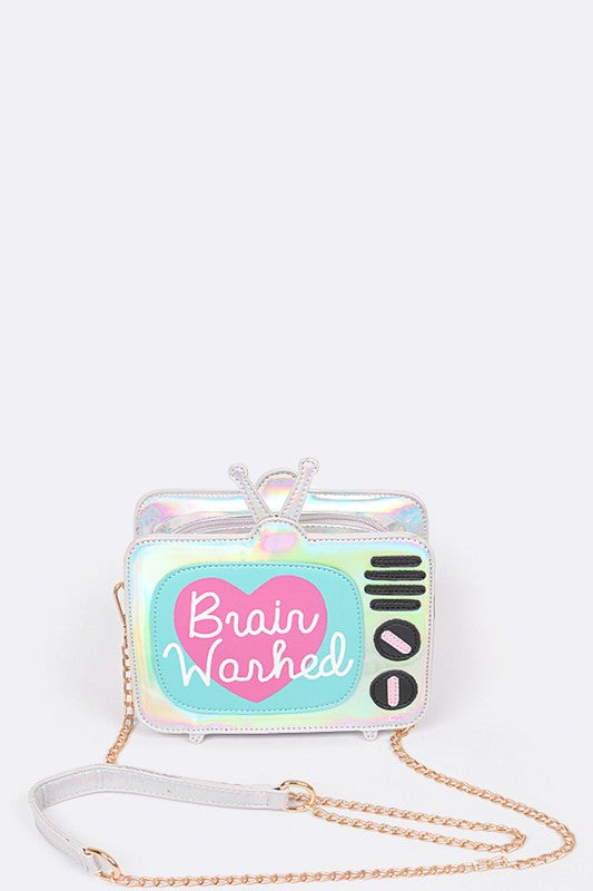 Brain Washed Iconic TV Clutch Coco’s Tee Boutique