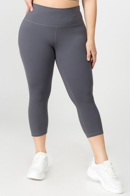 Luxurious comfort capri leggings for active lifestyles