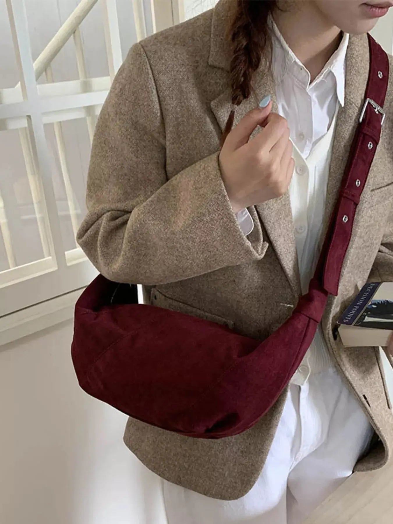 Casual Adjustable Strap Crossbody Bag Simply Love