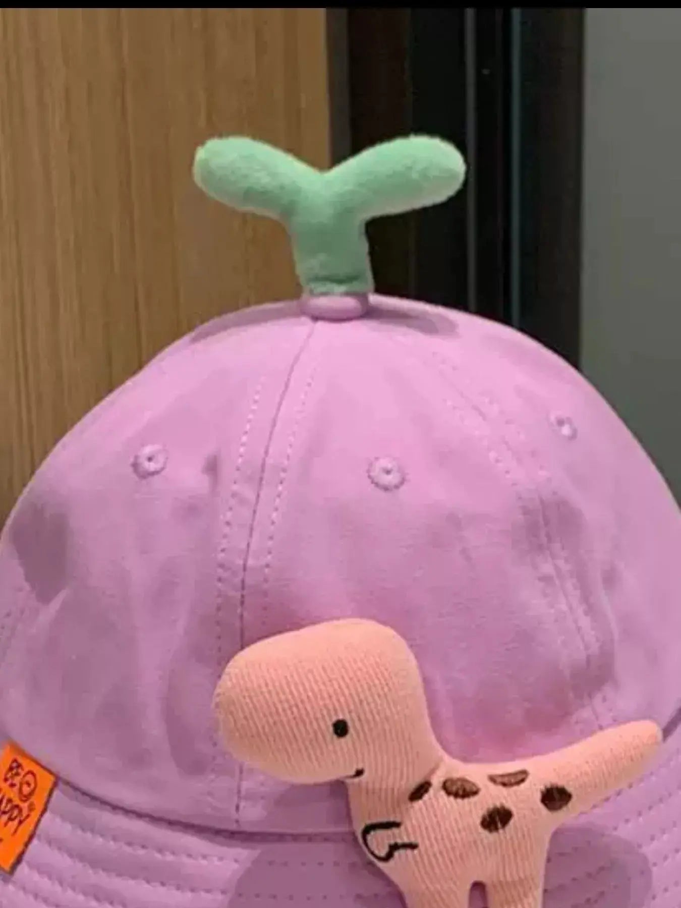 Children's Dinosaur & Sprout Decor Bucket Hat Simply Love