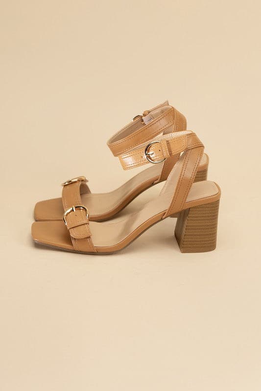 TREATY-S Buckle Sandal Heel.