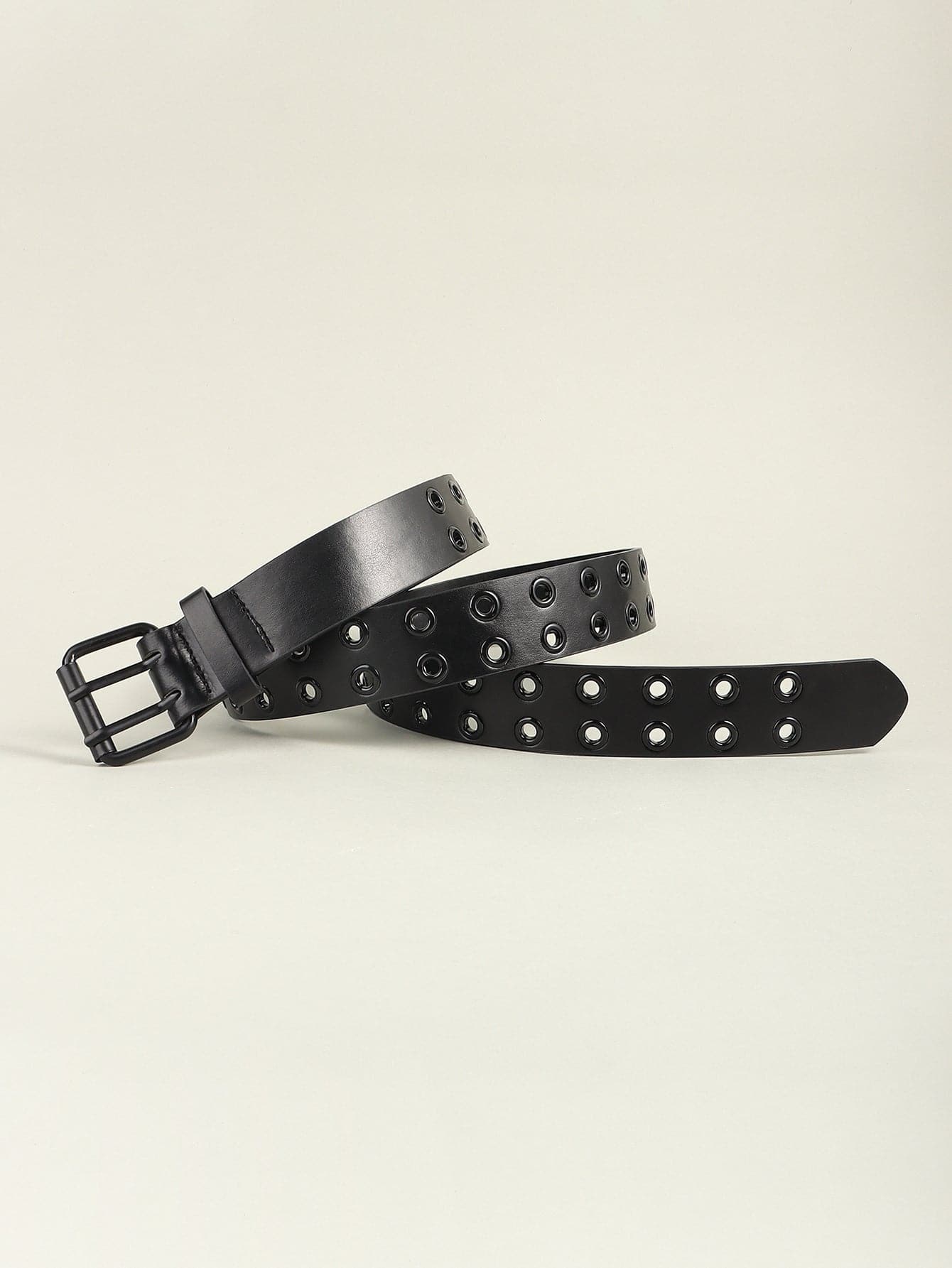 Grommet PU Leather Belt.