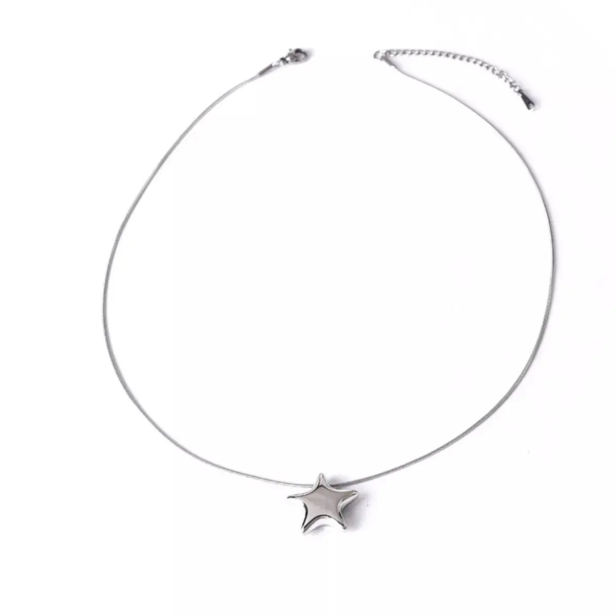 Titanium Steel Star Pendant Necklace Simply Love