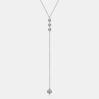 1.3 Carat Moissanite 925 Sterling Silver Drop Necklace1.3 Carat Moissanite 925 Sterling Silver Drop Necklace
 Indulge in elegance with our 1.3 Carat Moissanite 925 Sterling Silver Drop Necklace. Crafted with precision aLove Salve 3 Carat Moissanite 925 Sterling Silver Drop Necklace