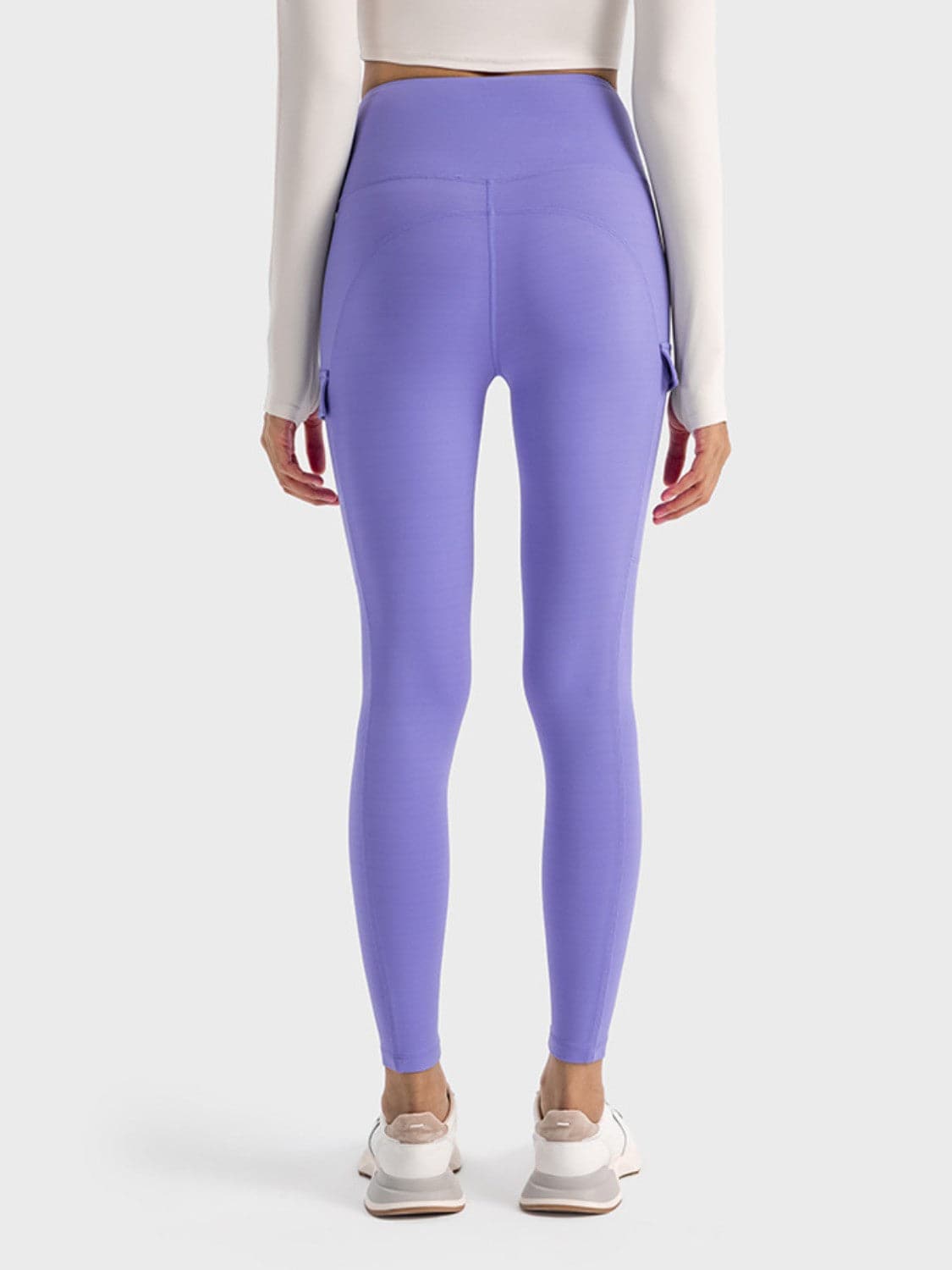 Wide Waistband Sports Leggings.