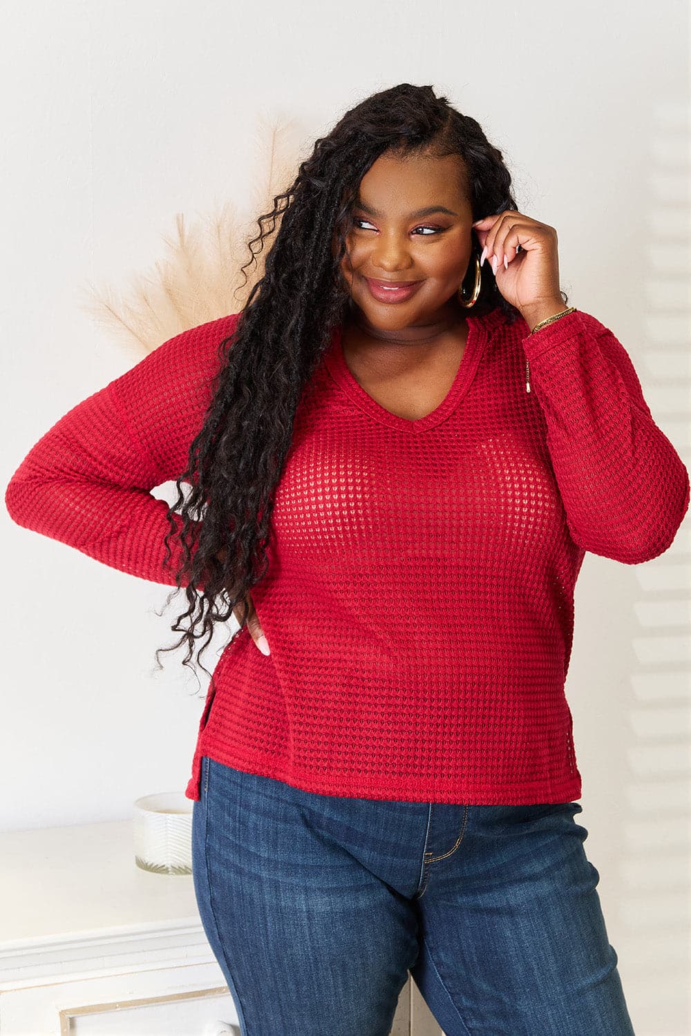 Wide notch relaxed top for all-day comfort and style