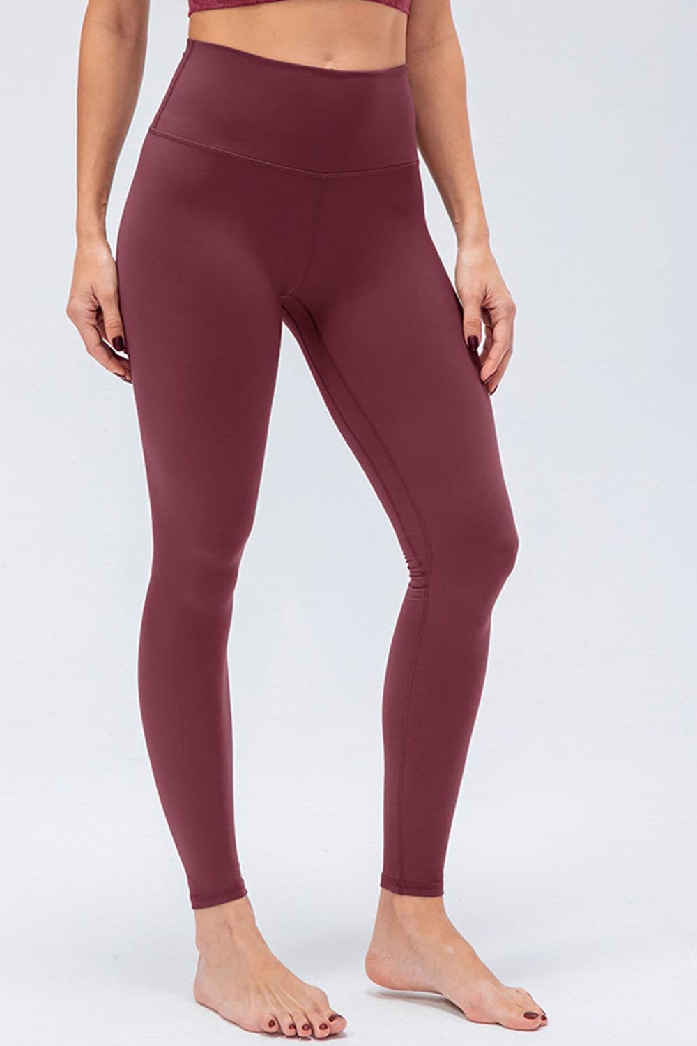 Wide Waistband Slim Fit Active Leggings.