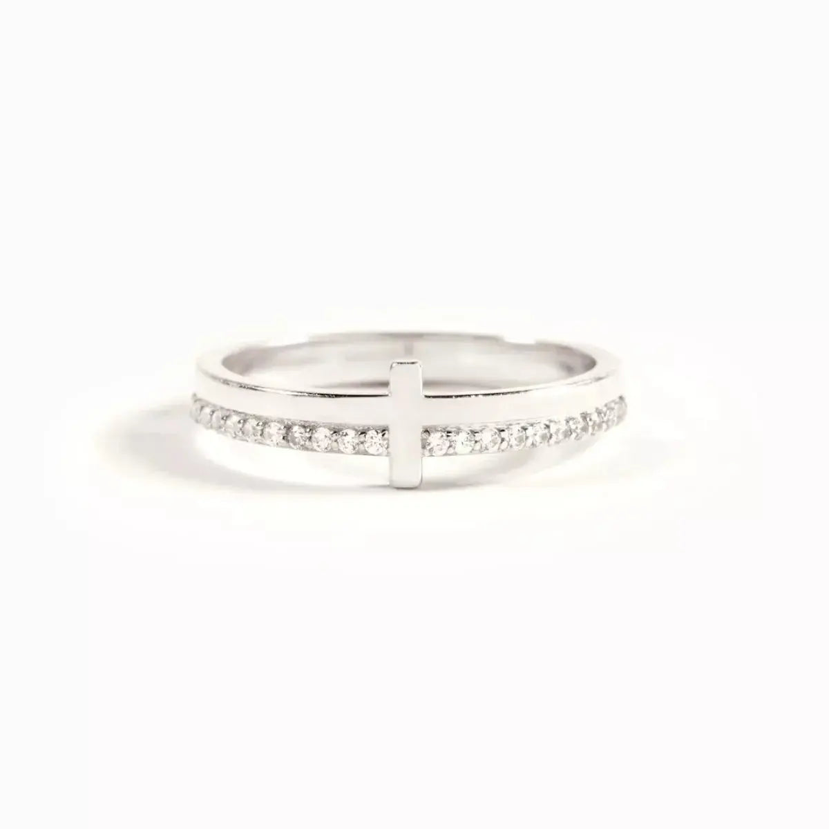925 Sterling Silver Cross Ring Simply Love