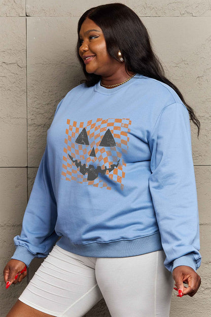 Casual Comfort Dropped Shoulder Graphic Sweatshirt