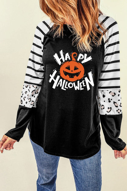 Spooktacular Halloween graphic long sleeve tee