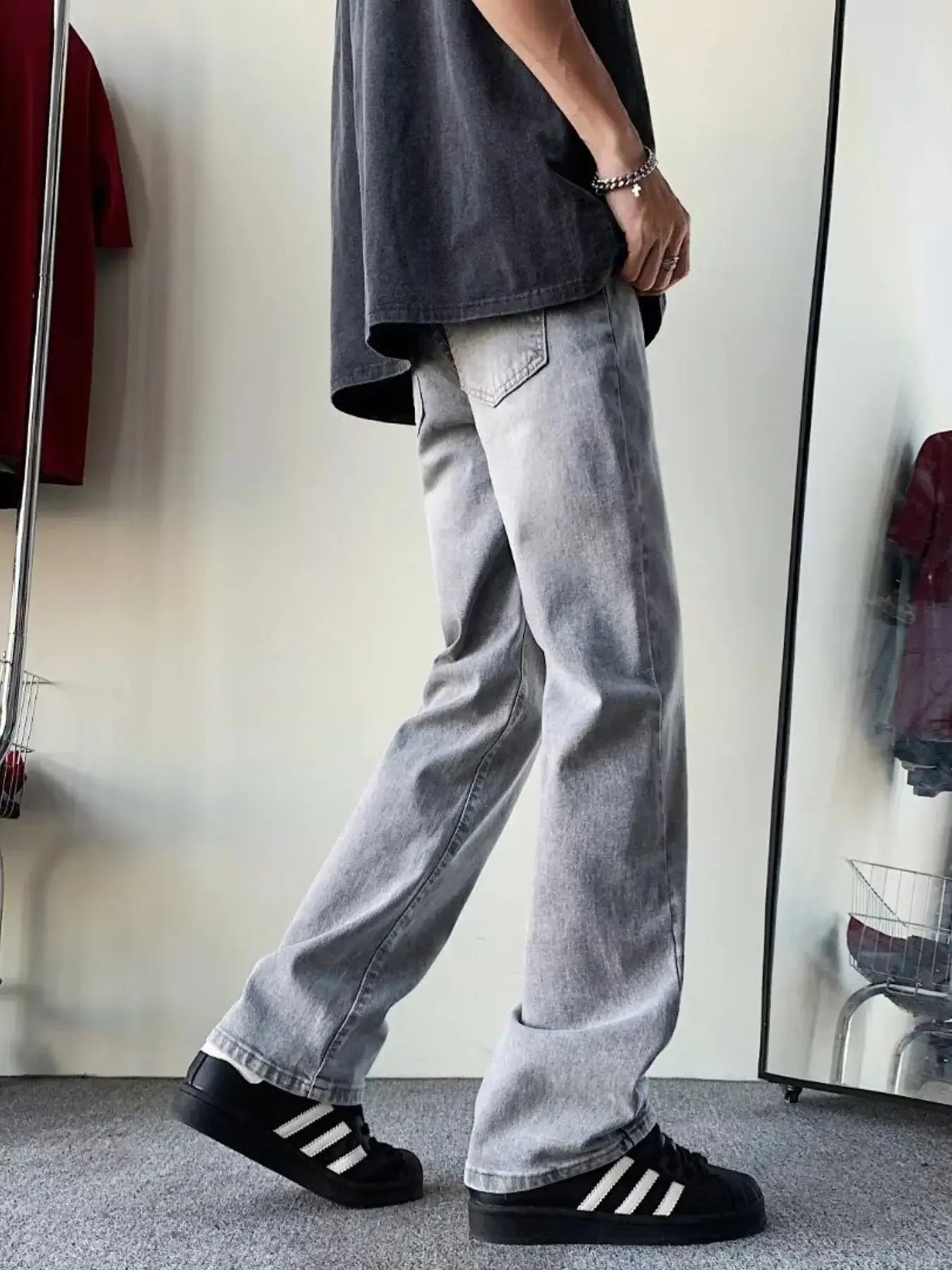 Men's Full Size Loose Fit Jeans Plus Size Simply Love