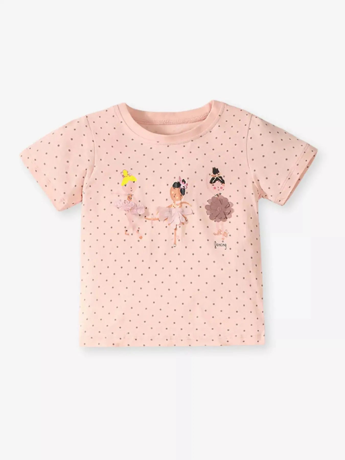 Children's Ballerina Round Neck Top and Pants Set Simply Love