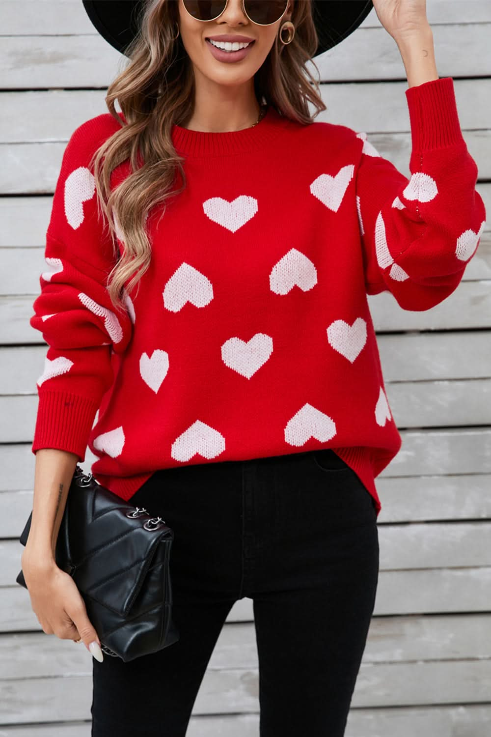 Heartfelt angel wings long sleeve sweater