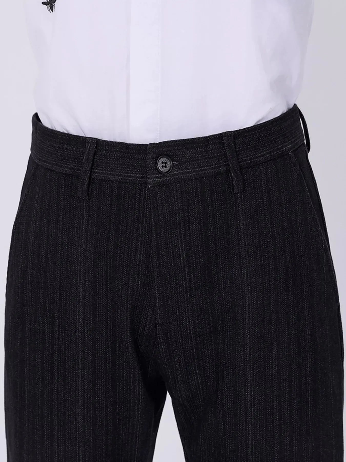 Men's Slim Fit Pants Cotton Blend With Pockets And Stretch Simply Love