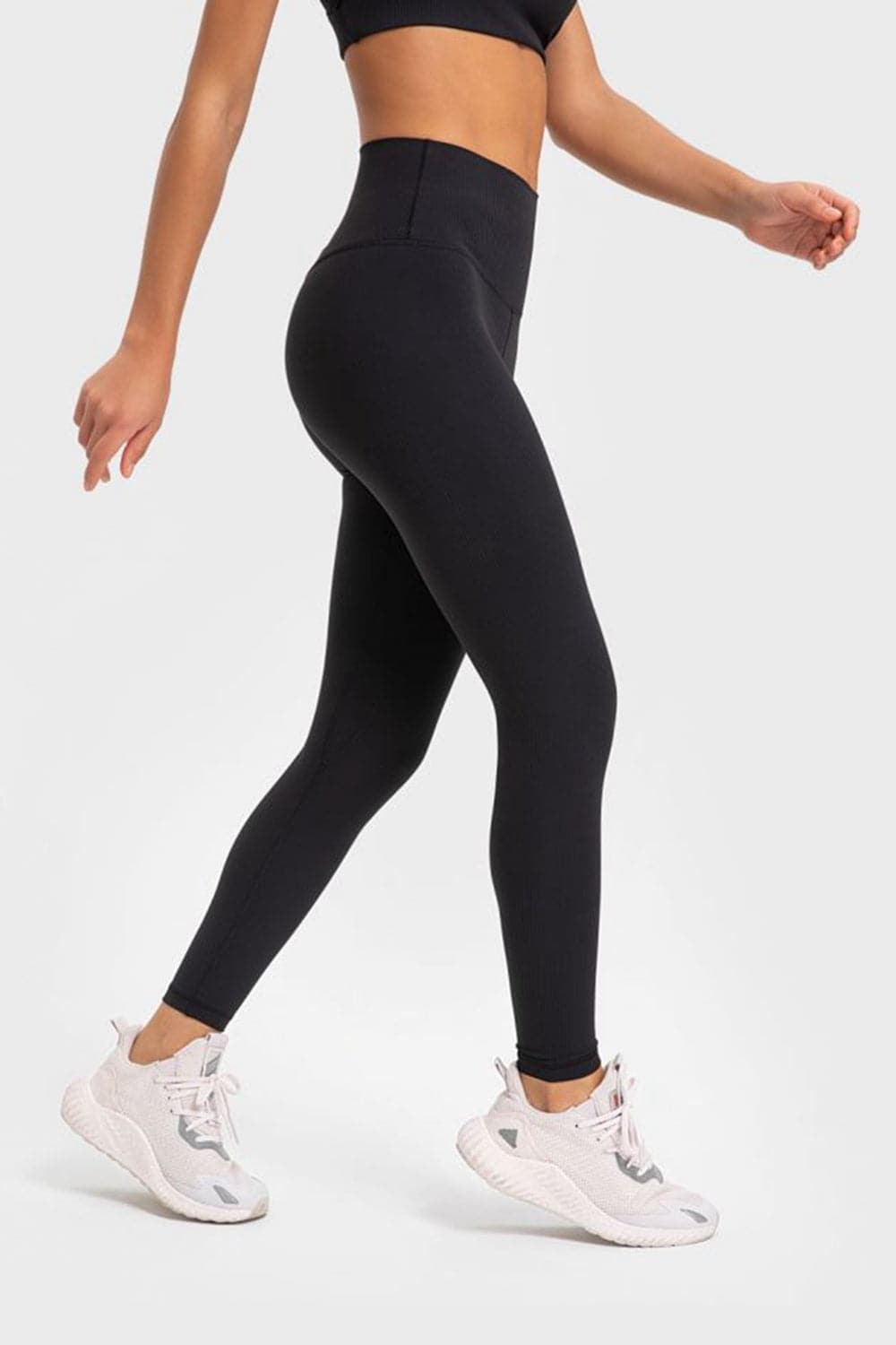 Highly Stretchy Wide Waistband Yoga Leggings.