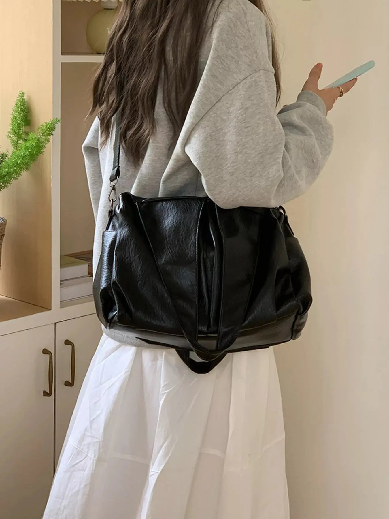 PU Leather Tote Bag Simply Love