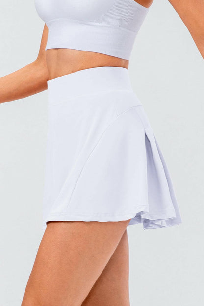 High Waist Pleated Active Skirt.