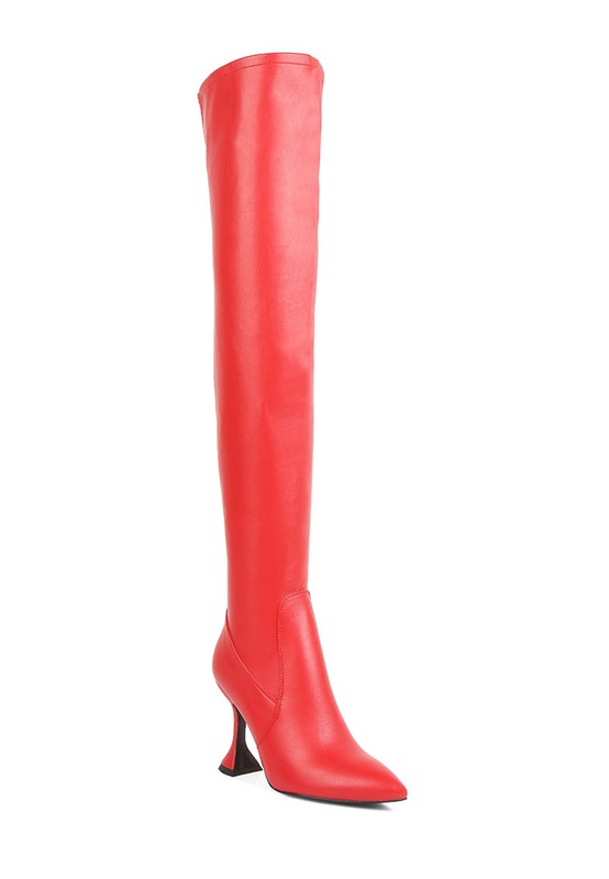 Brandy Faux Suede Over-the-Knee Boots