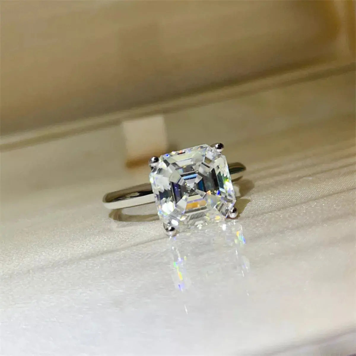 5 Carat Moissanite 925 Sterling Silver Ring Simply Love