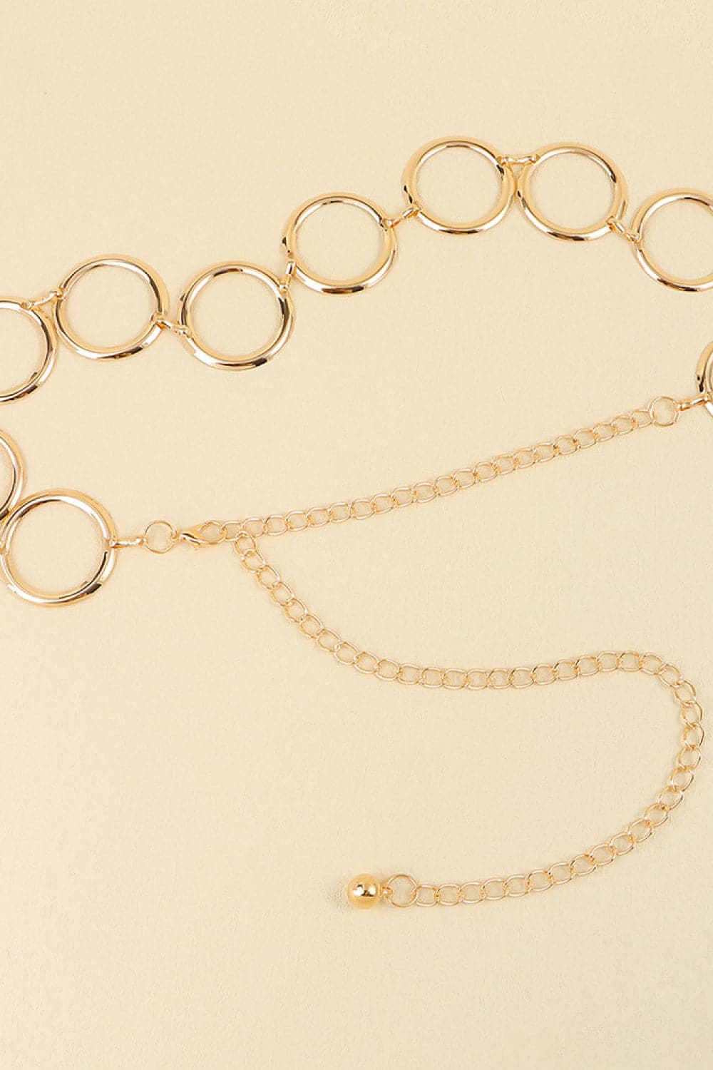 Circle Ring Chain Belt.