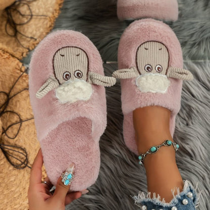 Cozy cotton sheep slippers - ultimate comfort