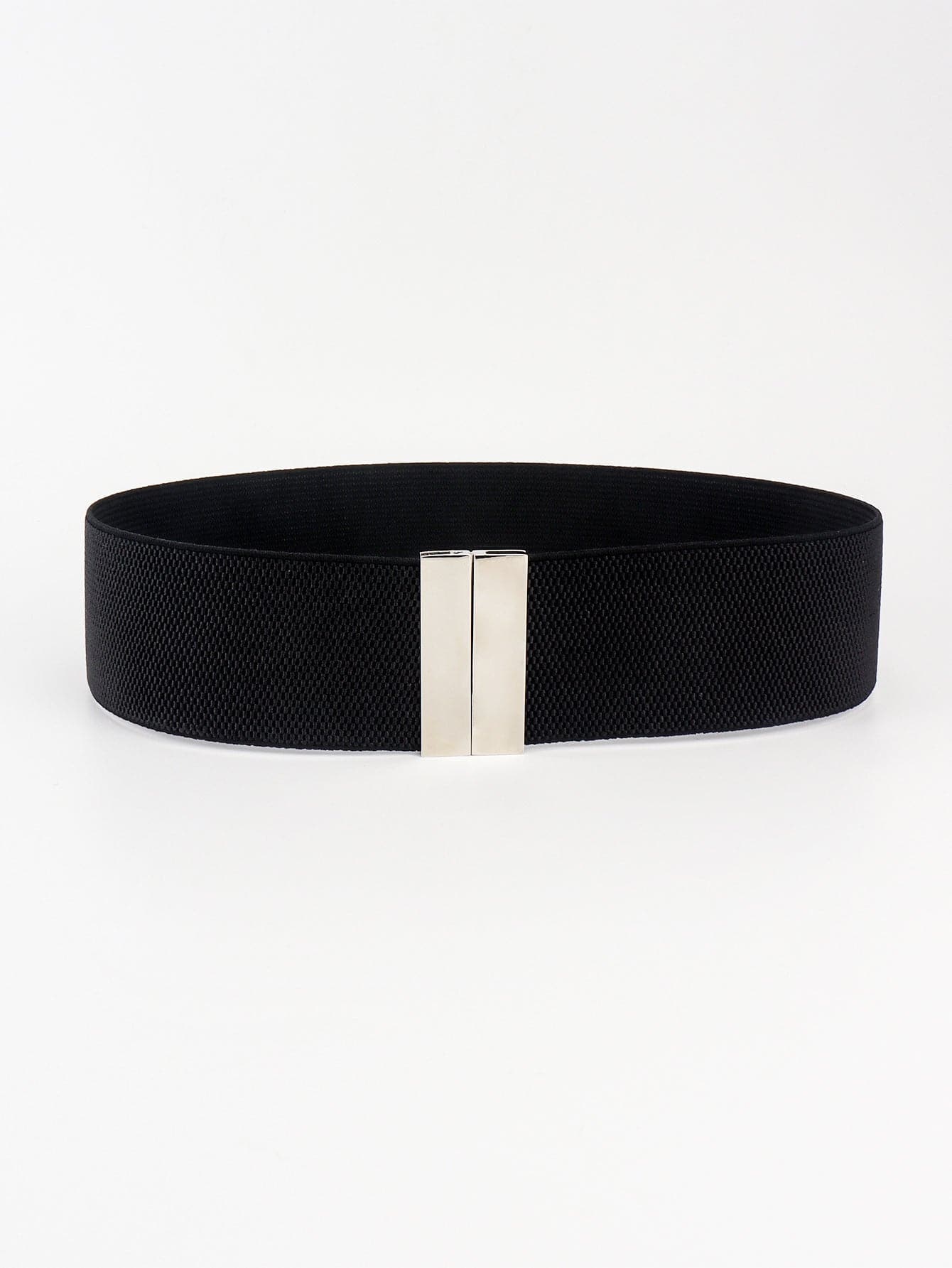 Alloy Buckle Elastic Belt.