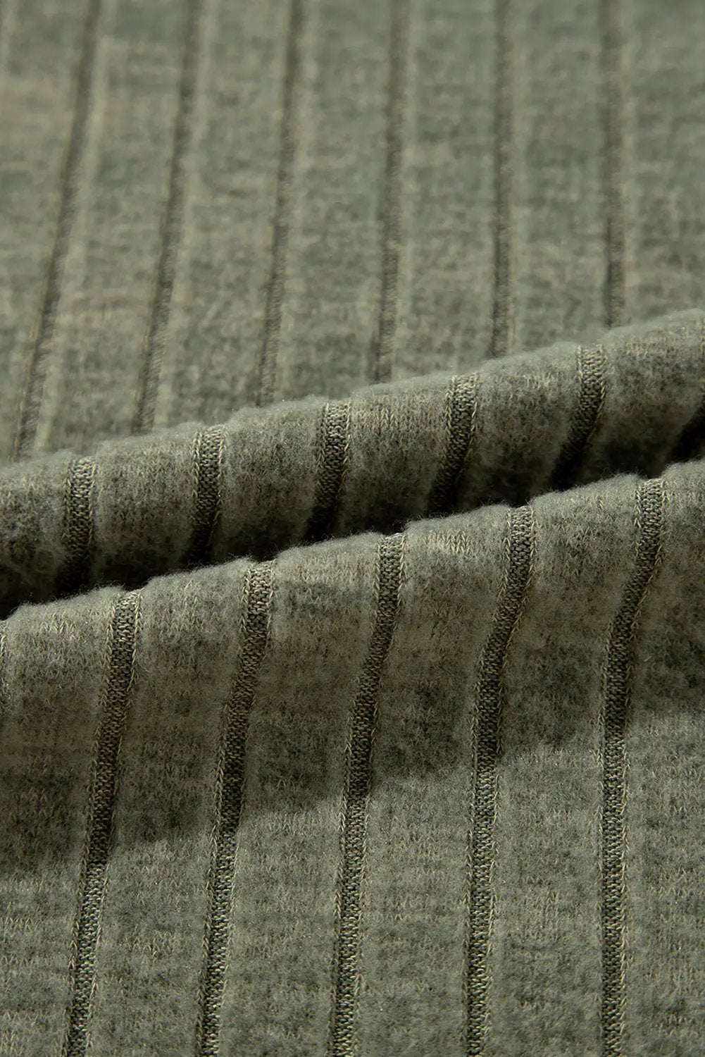 Bailey Patchwork Long Sleeve Ribbed Blouse with Floral Lace Detail - Love Salve 