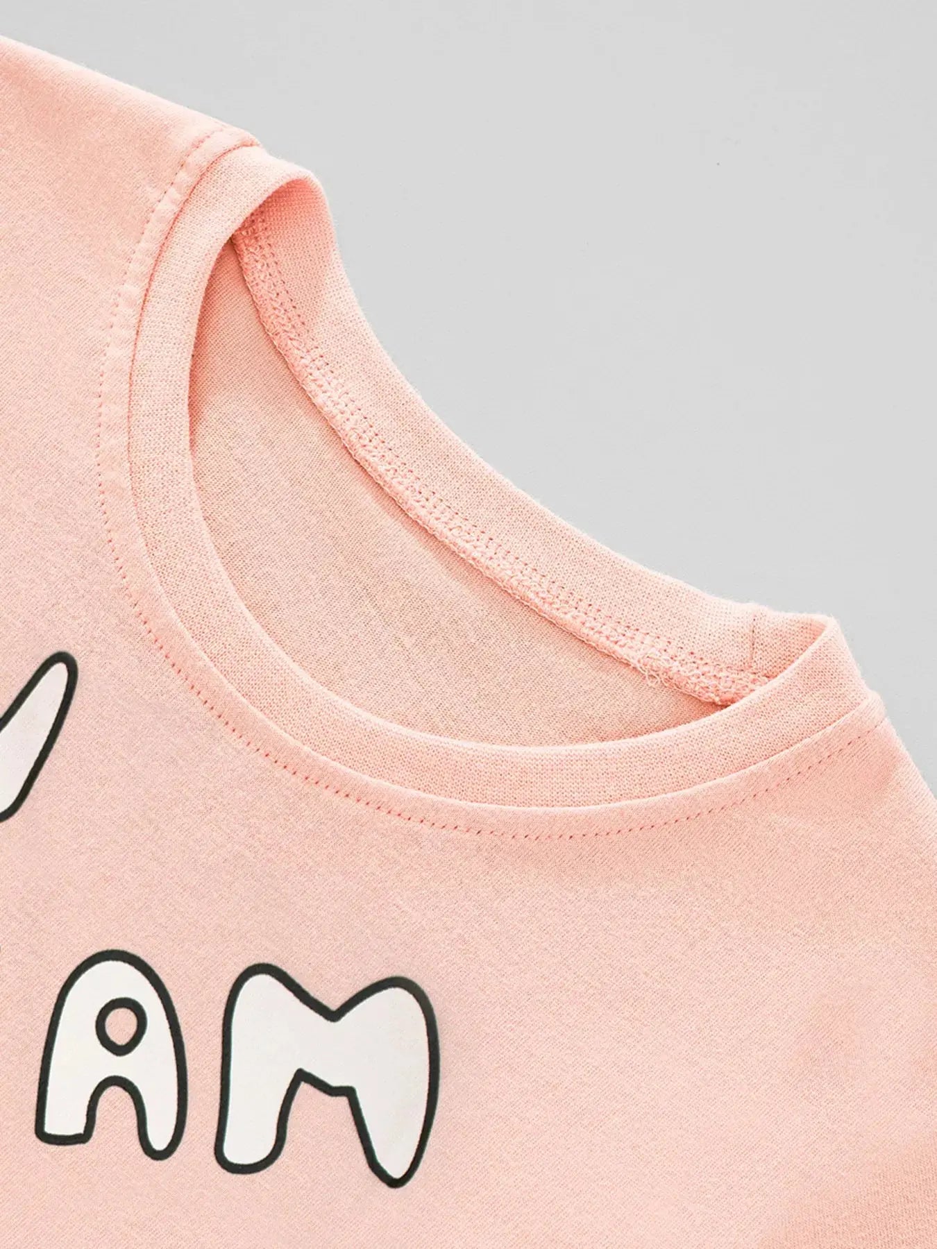Kids Pink Long Sleeve T Shirt With Cute Dog Graphic Simply Love