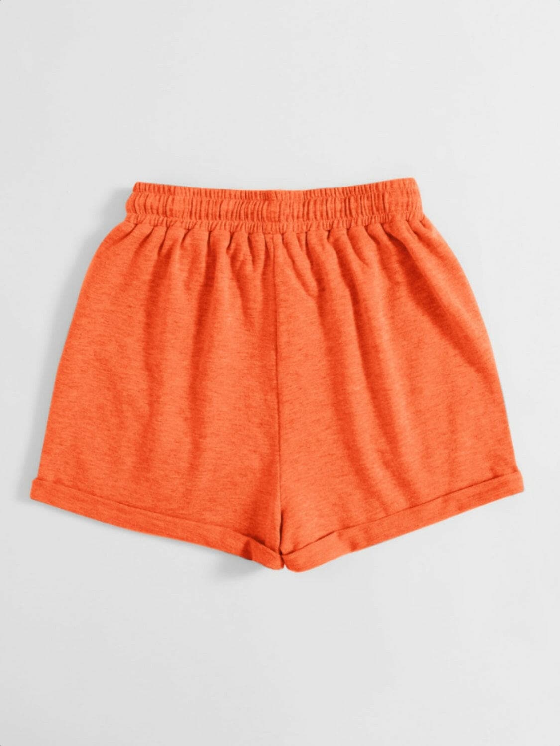 Drawstring Pocketed Elastic Waist Shorts.