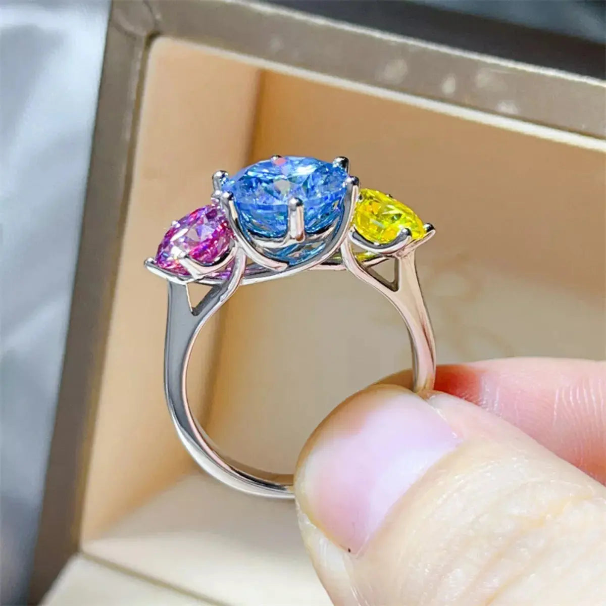 5 Carat Moissanite 925 Sterling Silver Ring Simply Love