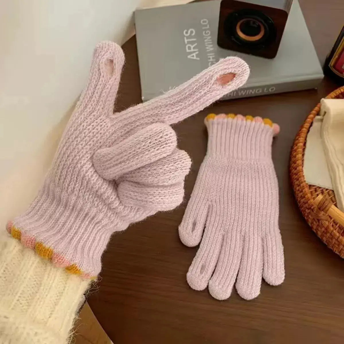 Lightweight Knitted Gloves Simply Love