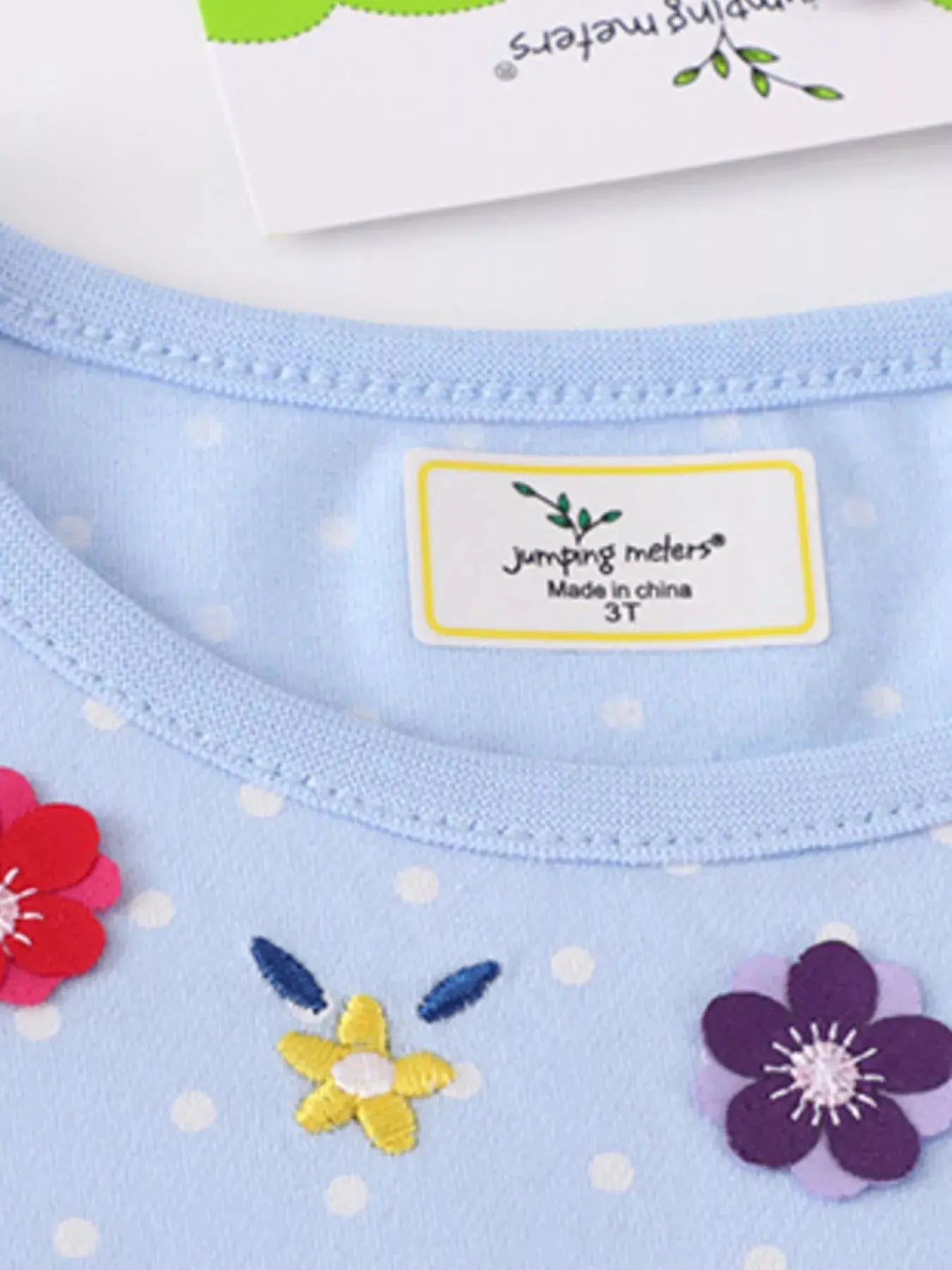 Children's Fairy Embroidered Long Sleeve Polka Dot Dress Simply Love