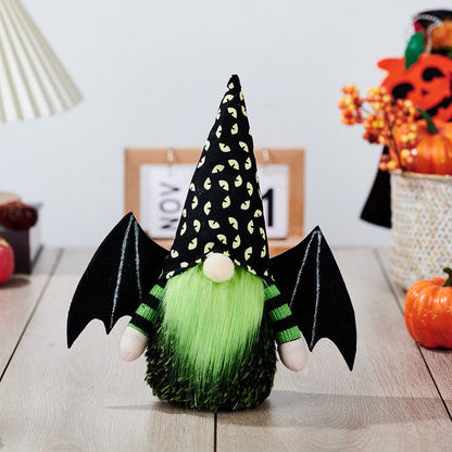 Whimsical gnome with enchanting bat wings