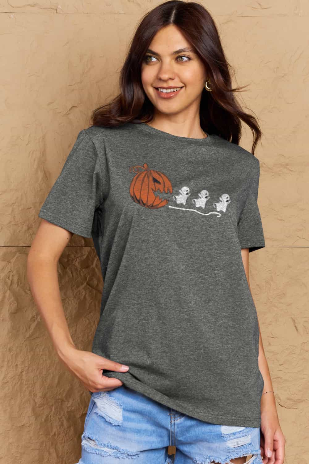 Spooktacular Halloween Jack-O'-Lantern Graphic Tee