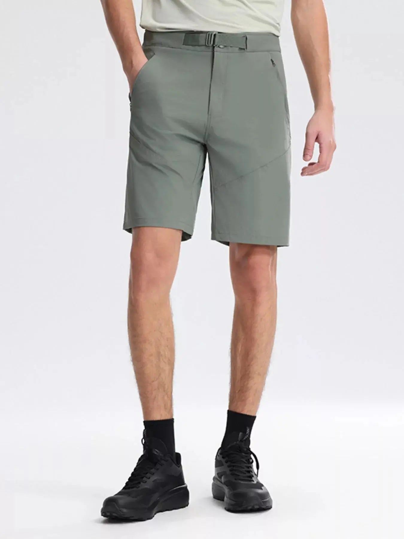 Men's Plus Size Pocketed Lightweight Shorts Simply Love