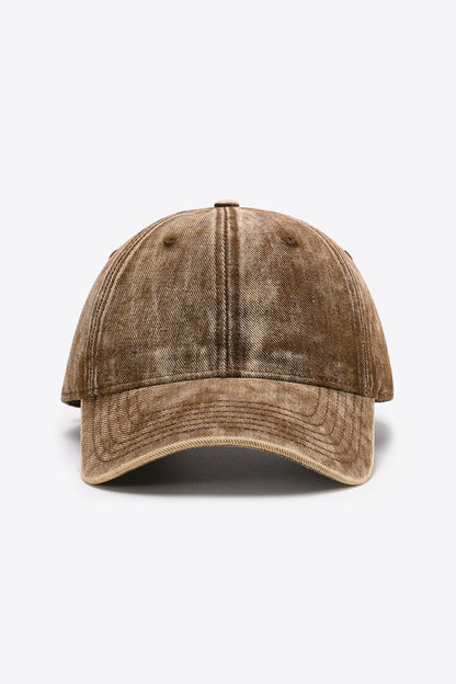 Plain Adjustable Baseball Cap.