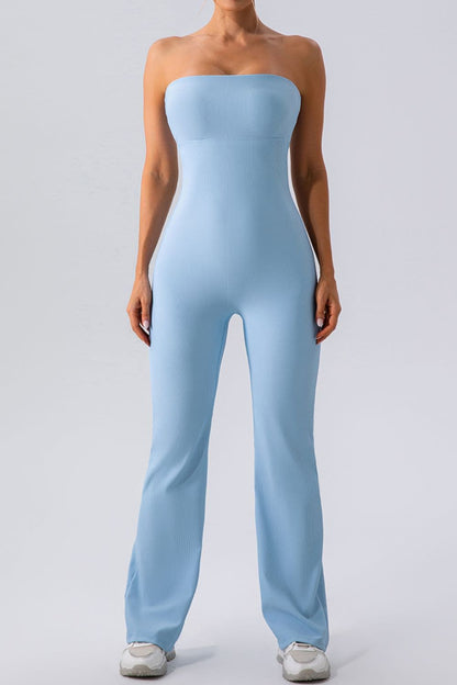 Sleeveless Straight Active Jumpsuit.