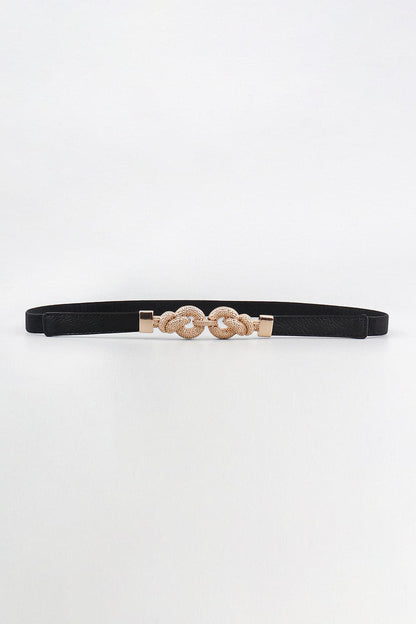 Zinc Alloy Buckle PU Leather Belt.