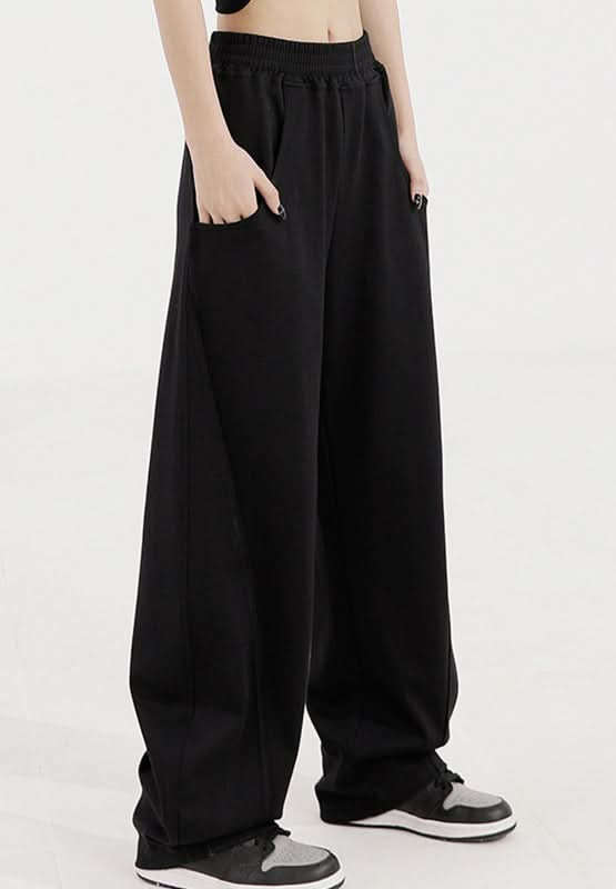 Cozy Pocketed Elastic-Waist Lounge Pants